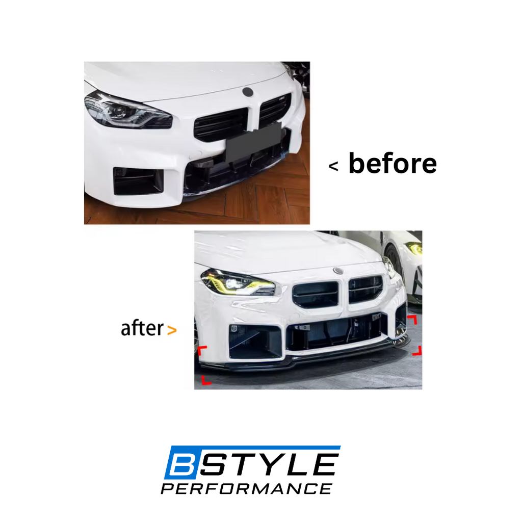 M2 G87 Front Bumper Lip Splitter Conversion Kit for BMW M2 G87 Body Kit
