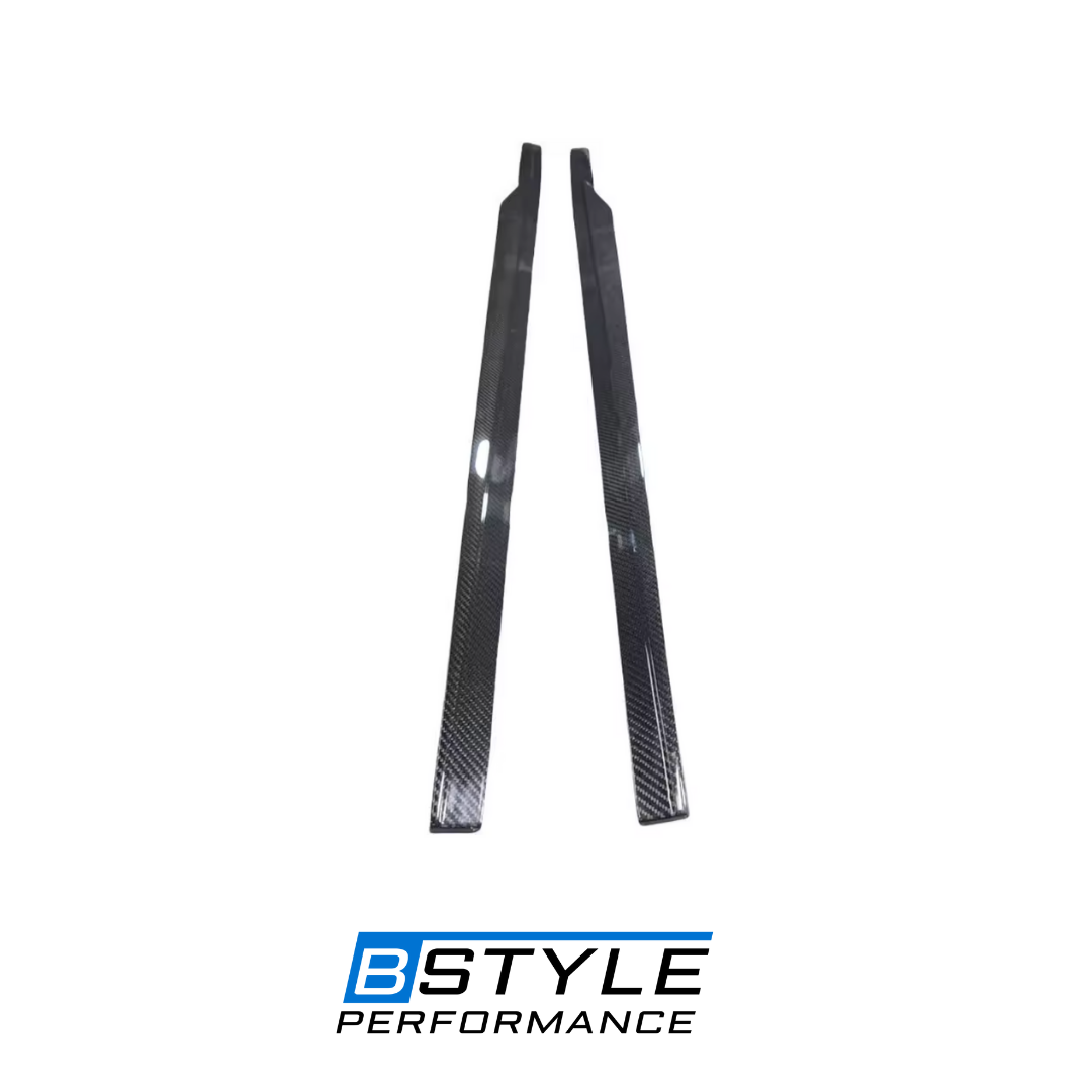 BMW G87 M2 R44 Style Dry Carbon Fiber Side Skirt Splitter Conversion Kit