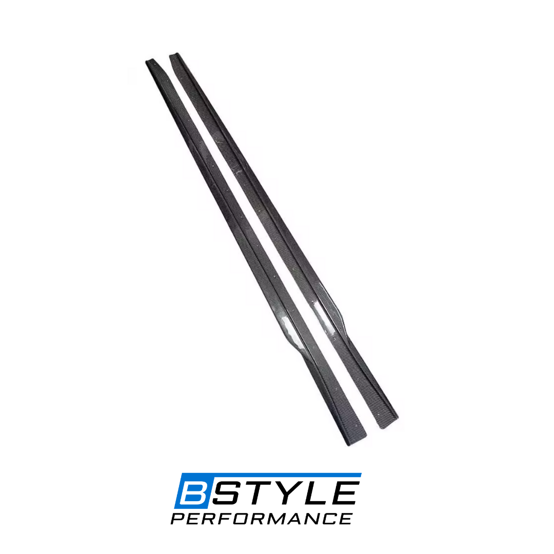 BMW G87 M2 R44 Style Dry Carbon Fiber Side Skirt Splitter Conversion Kit
