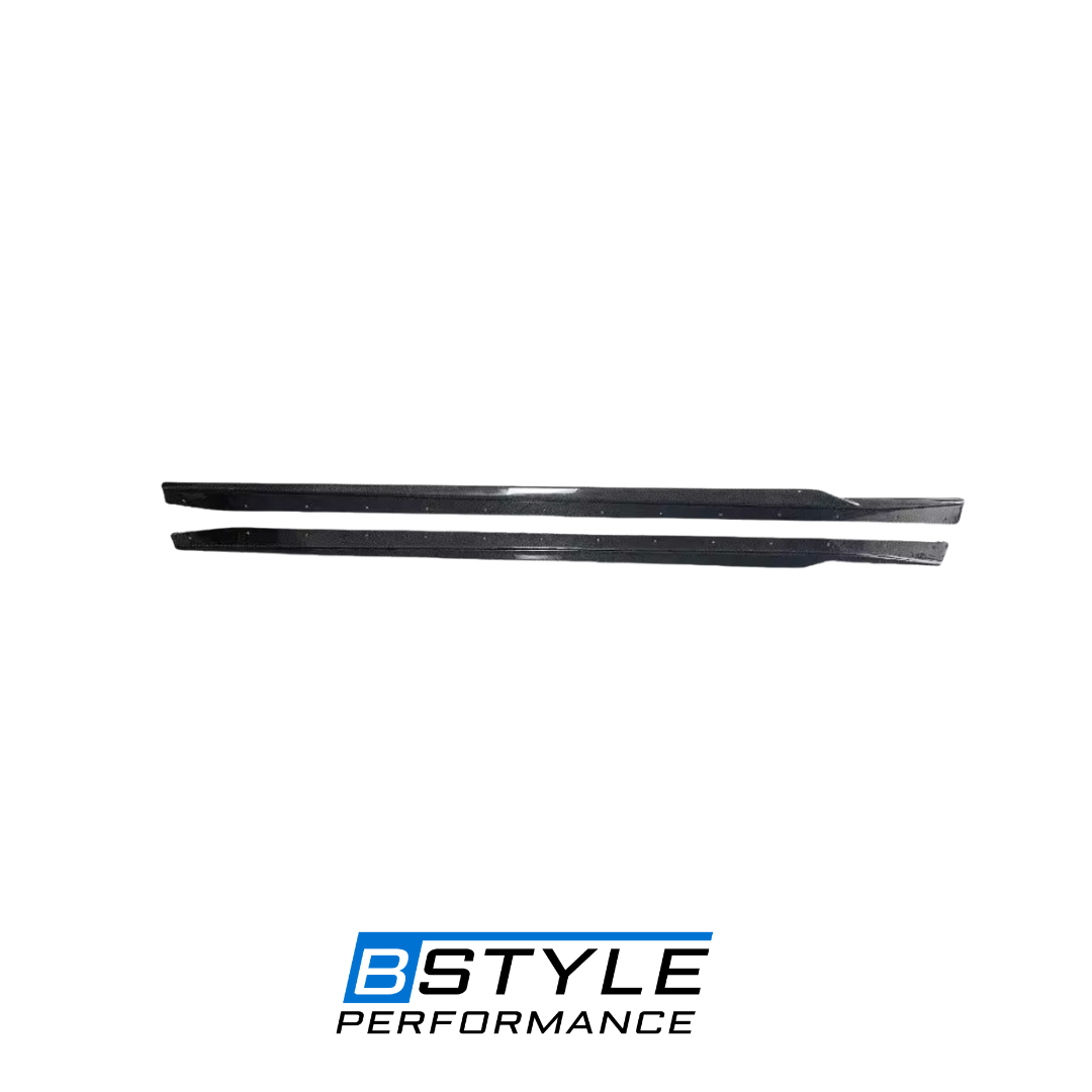 BMW G87 M2 R44 Style Dry Carbon Fiber Side Skirt Splitter Conversion Kit