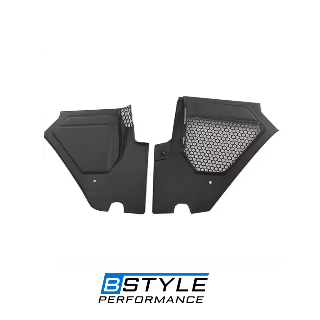 BMW G42 G20 Dry Carbon Fiber Engine Compartment Mesh Panel
