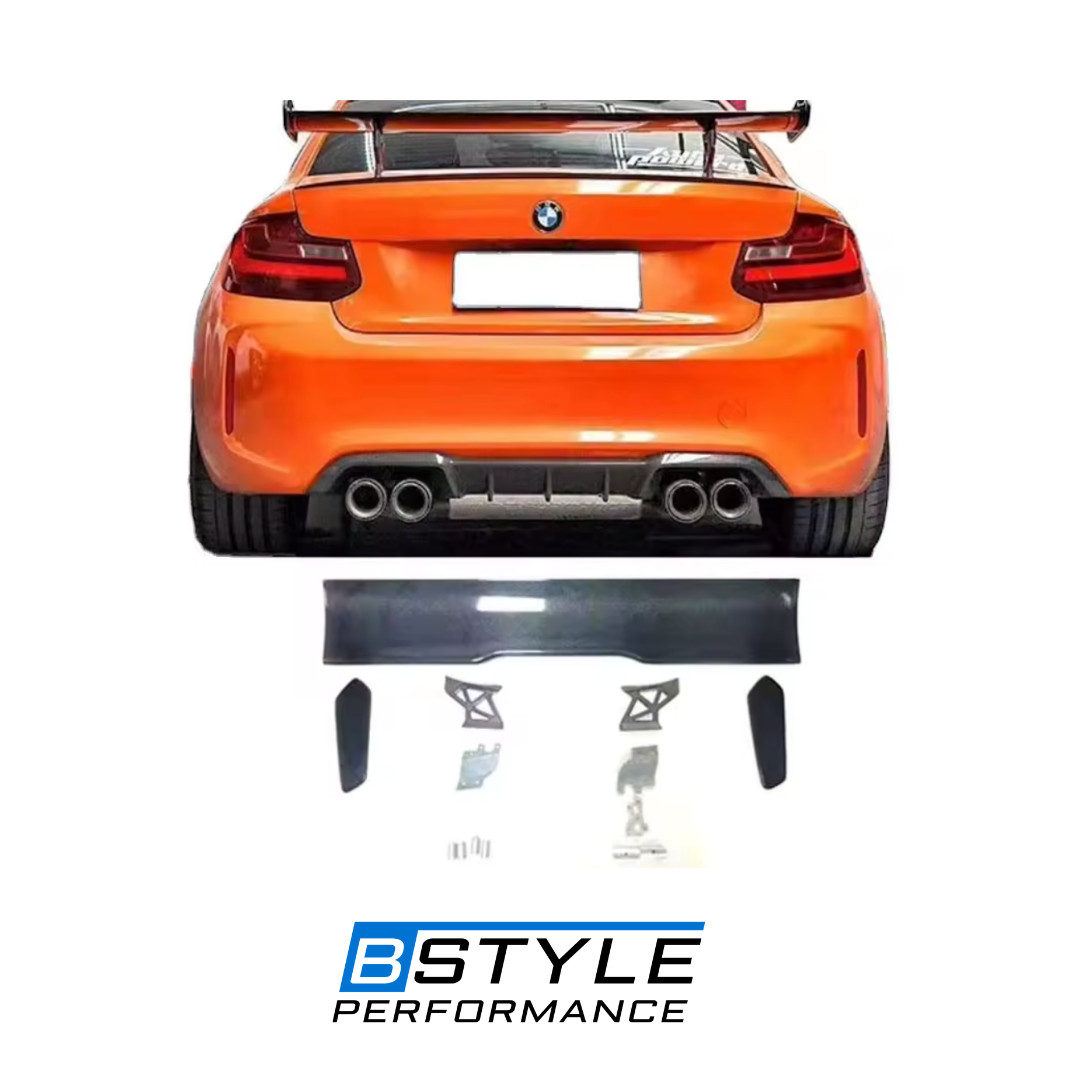 BMW GTS Type Wet Carbon Fiber Rear Wing Trunk Universal Spoiler