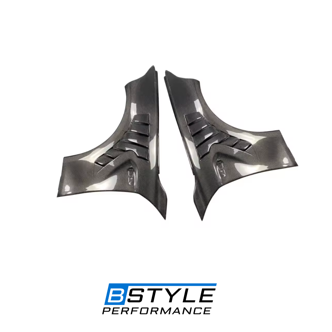 High-quality MP Style Dry/wet Carbon Fiber Side Mudguards/fender for F87 M2 M2C Perfect Accessories Conversion Kit.