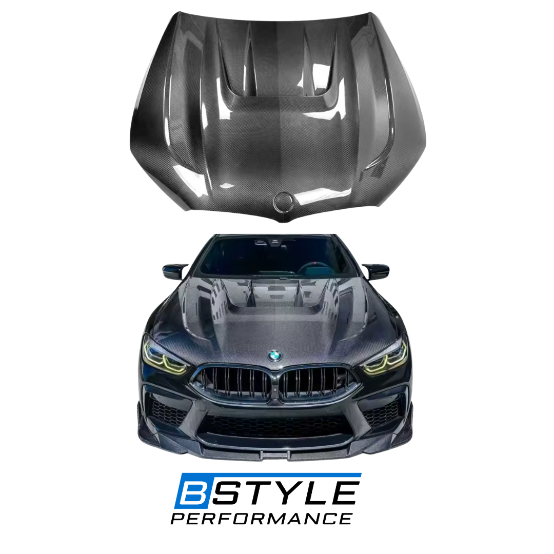 BMW 8 Series G14 / G16 & M8 F91 / F92 / F93 Dry Carbon Fiber Hood Bonnet