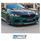 BMW 8 Series G14 / G15 / G16 & M8 F91 / F92 Carbon Fiber Hood – Transparent Style