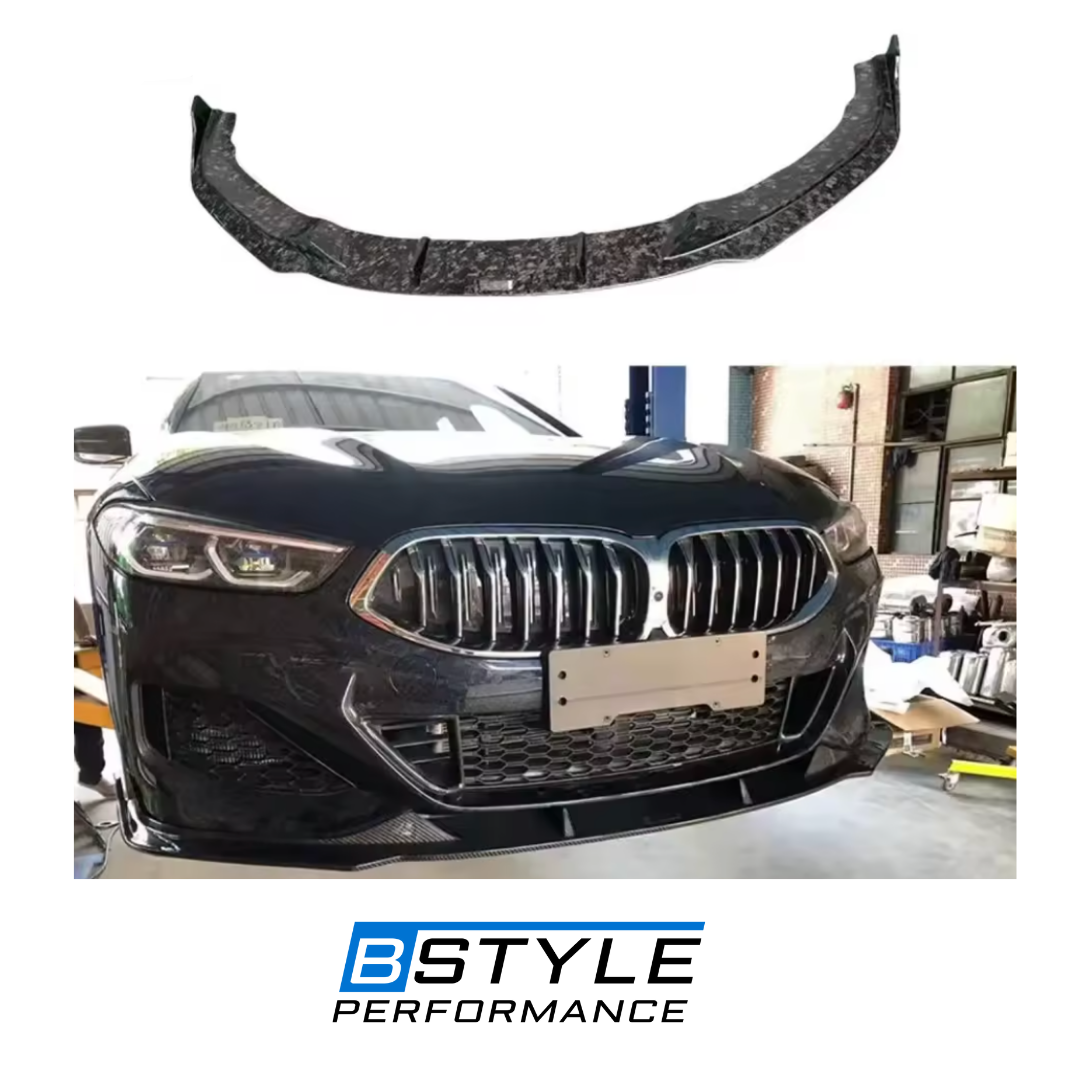 BMW 8 Series G14 / G15 / G16 Forged Carbon Front Lip Splitter