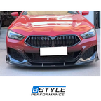 BMW 8 Series G14 / G15 / G16 M Sport Carbon Fiber Front Lip Splitter & LED Rear Diffuser