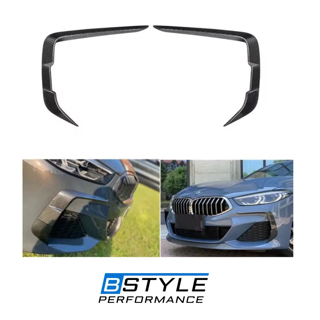 BMW 8 Series G14 / G15 / G16 Carbon Fiber Front Bumper Trim / Exterior Decoration – M Sport