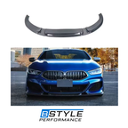 BMW 8 Series Carbon Fiber Front Lip Splitter 2018–2025