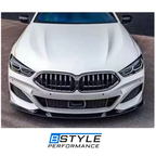 BMW 8 Series Carbon Fiber Front Lip Splitter 2018–2025