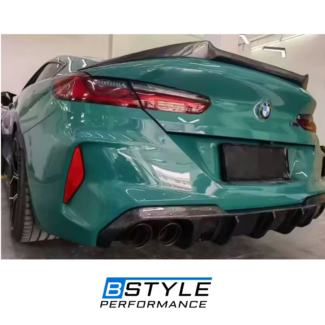 BMW 8 Series M8 Dry Carbon Fiber Rear Trunk Spoiler