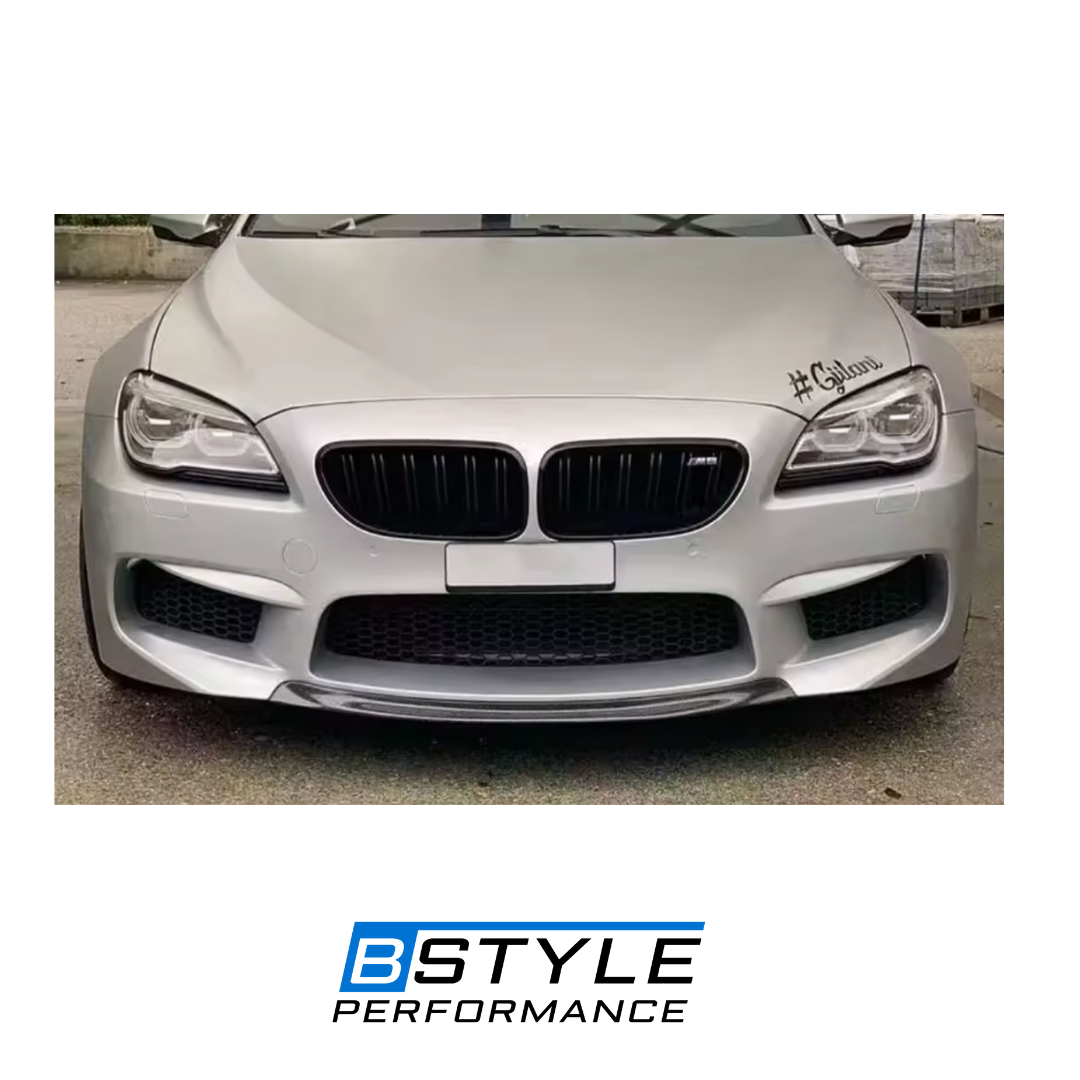 BMW 6 Series M6 RKP Style Carbon Fiber Front Lip Splitter