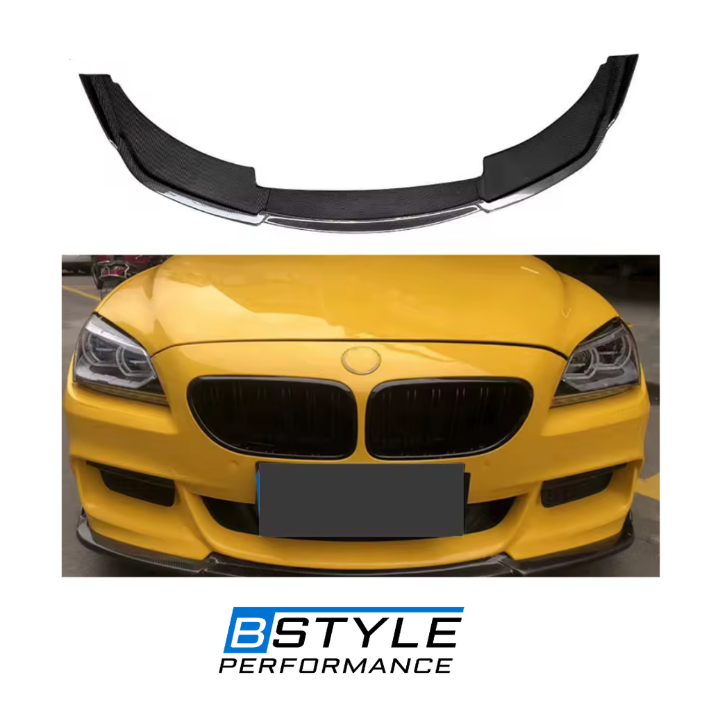 BMW 6 Series M-Tech Carbon Fiber Front Lip Splitter