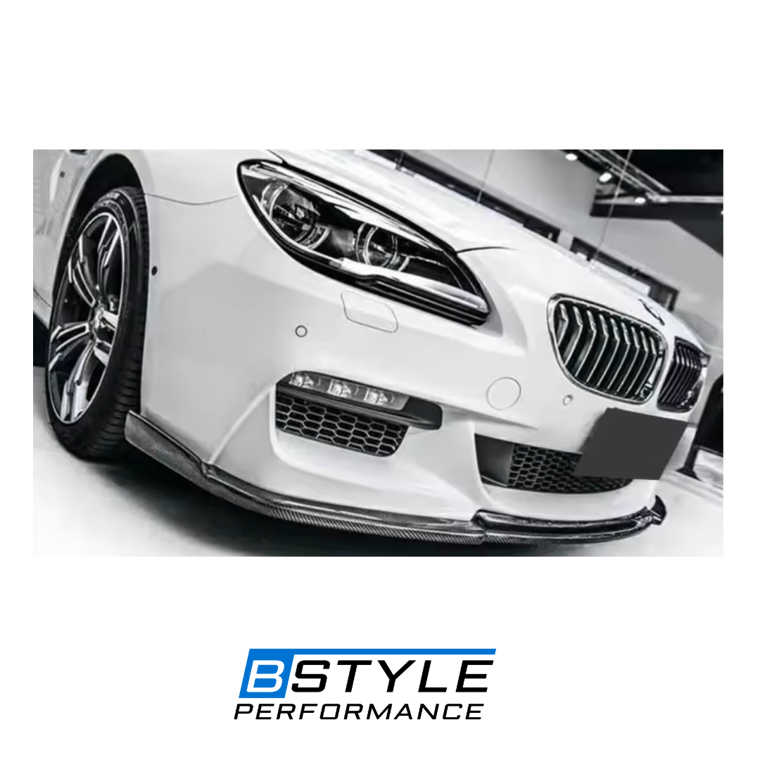 BMW 6 Series M-Tech Carbon Fiber Front Lip Splitter
