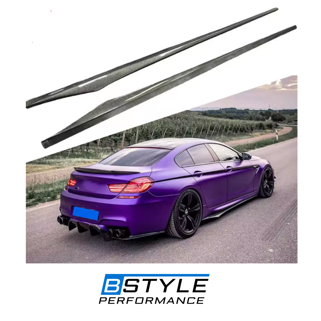 BMW 6 Series F06/F12/F13 M6 V Style Carbon Fiber Side Skirts
