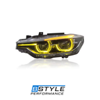 BMW 3 Series F30/F31/F80 Dual Color Yellow & White LED Headlights (Pre-LCI to LCI)