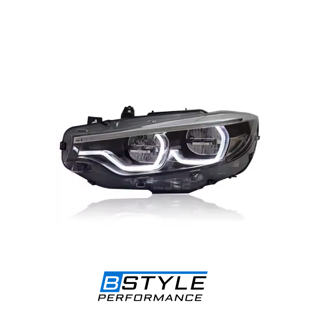 Ikon Style Bmw 4 Series F32 F33 F80 F82 Triple-Color Headlights Yellow-White-Amber DRL