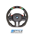 LED Carbon Fiber Steering Wheel M-Competition Edition G-Series F91/ F92/ F93/F95/F96/F90 LCI/F87 LCI