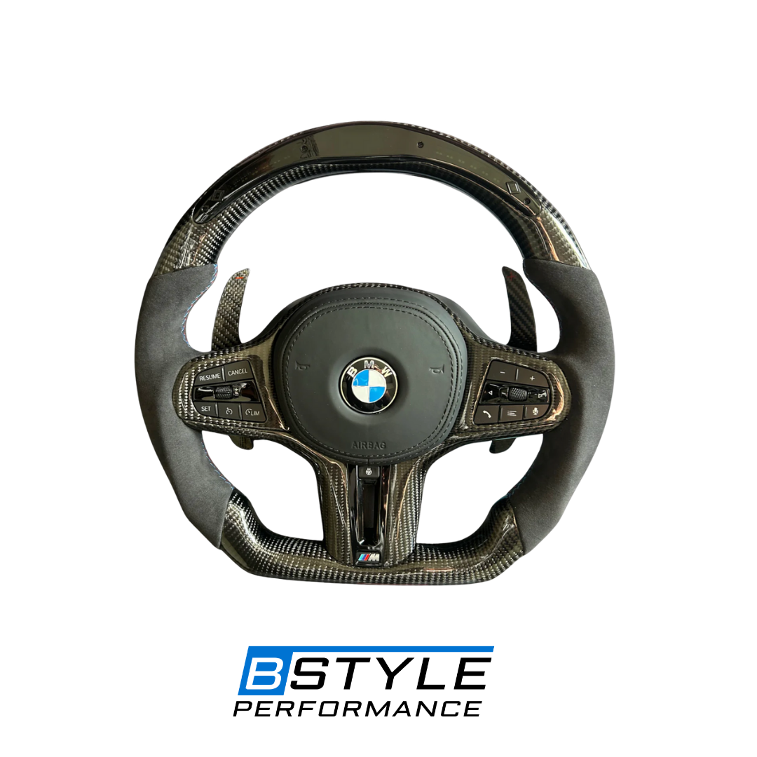 LED Carbon Fiber Steering Wheel M-Performance ULTIMATE CARBON Edition G-Series F91/ F92/ F93/F95/F96/F90 LCI/F87 LCI