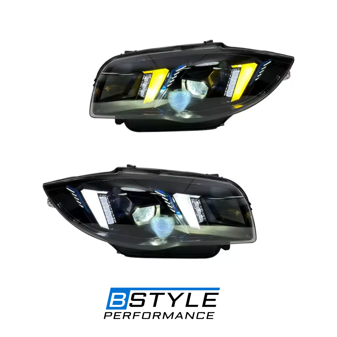 BMW 1 Series E82 / E87 – Dual Color DRL Headlight 2004–2011