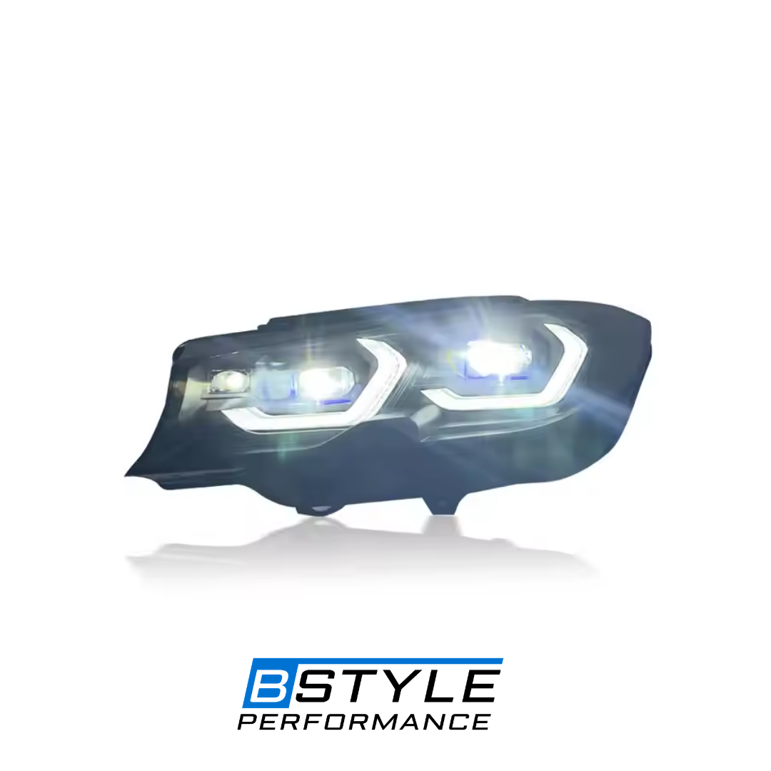 BMW 3 Series G20 2019-2022 Laser Style Headlights Dual Color White - Yellow Drl