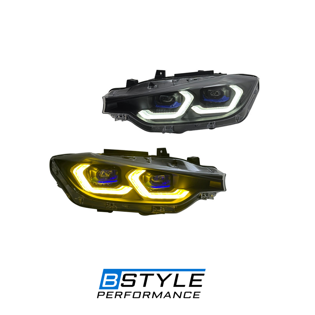 BMW 3 Series F30 F31 F35 2012-2018 Front Light Dual color White - Yellow Drl