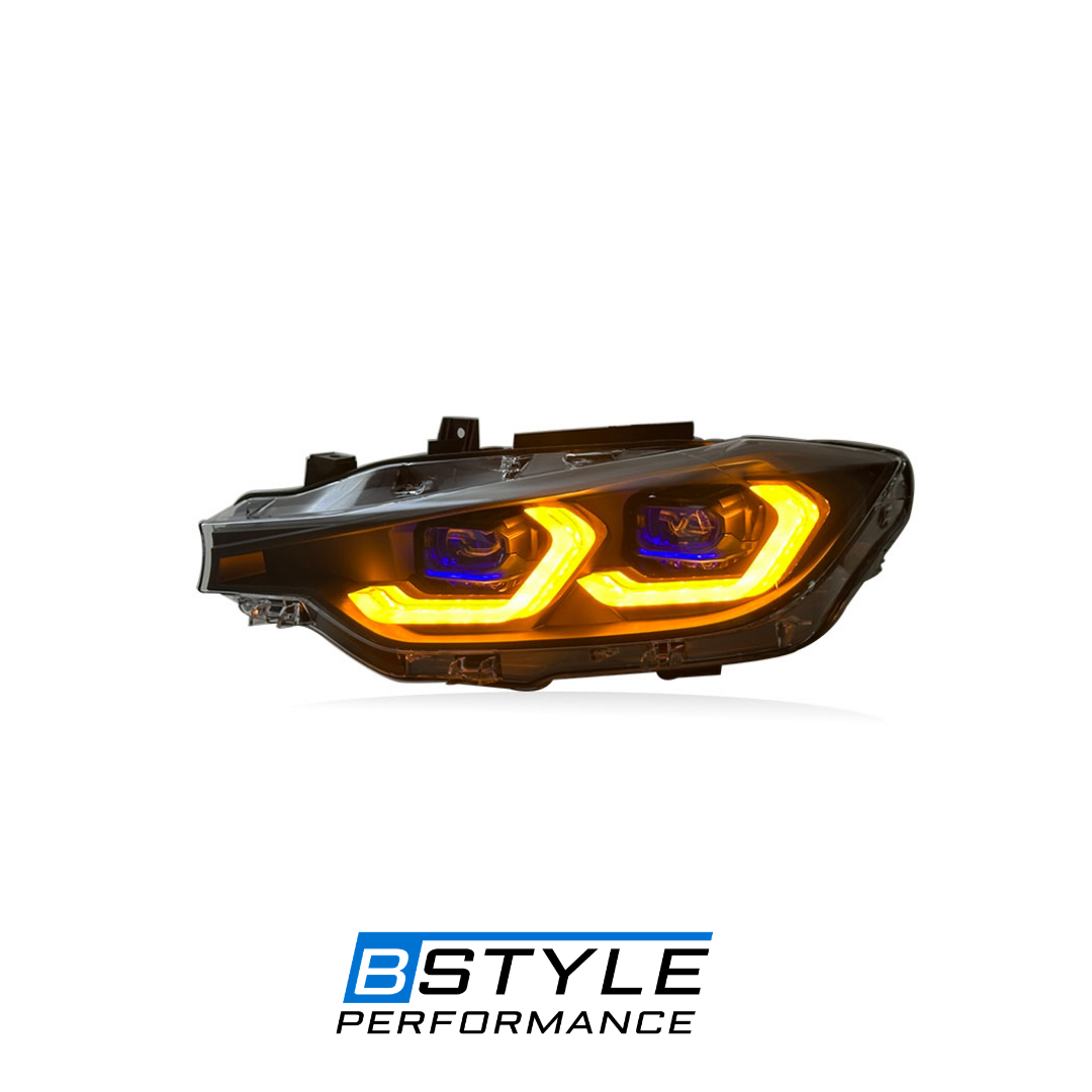BMW 3 Series F30 F31 F35 2012-2018 Front Light Dual color White - Yellow Drl