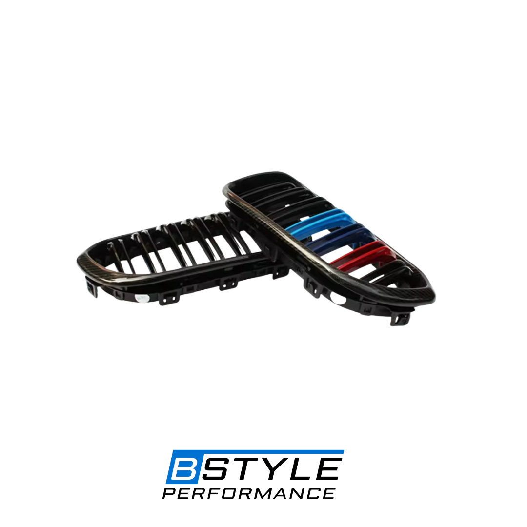 BMW 1 Series F20 LCI Carbon Fiber Front Bumper Grille M Colors