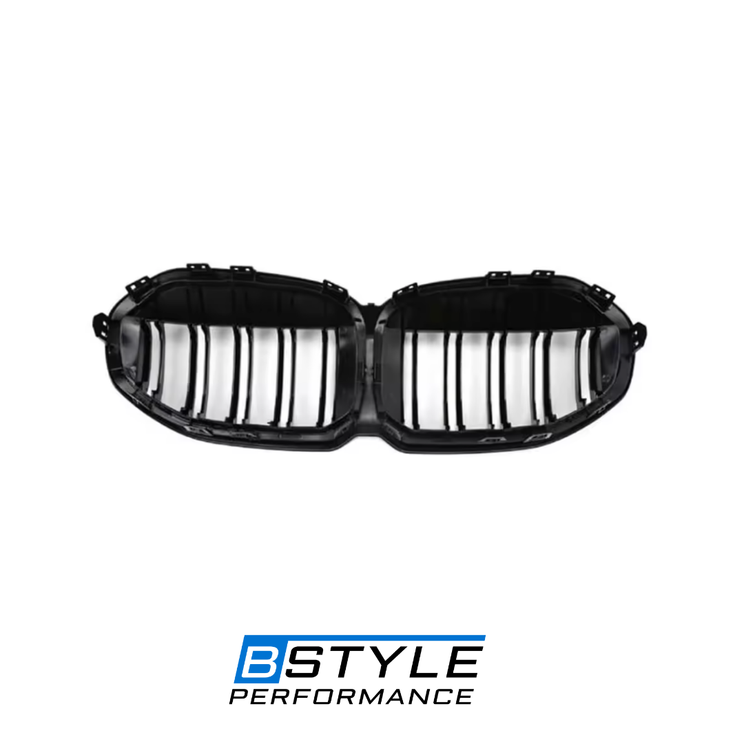 Double Slatt Gloss Black Front Kidney Grille for BMW 1 Series F40