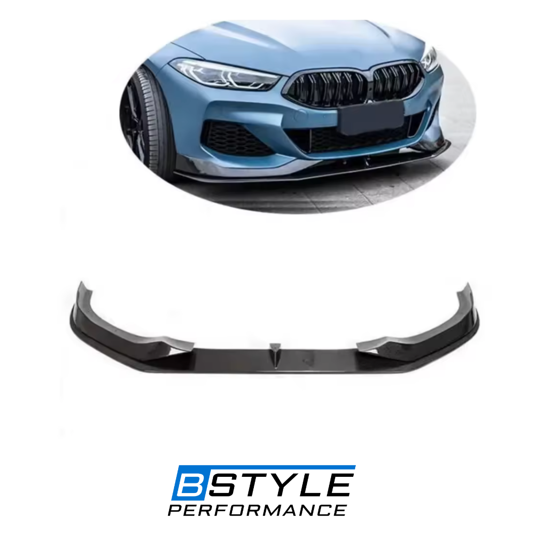 BMW 8 Series Carbon Fiber AC Style Lip Splitter 2019–2022