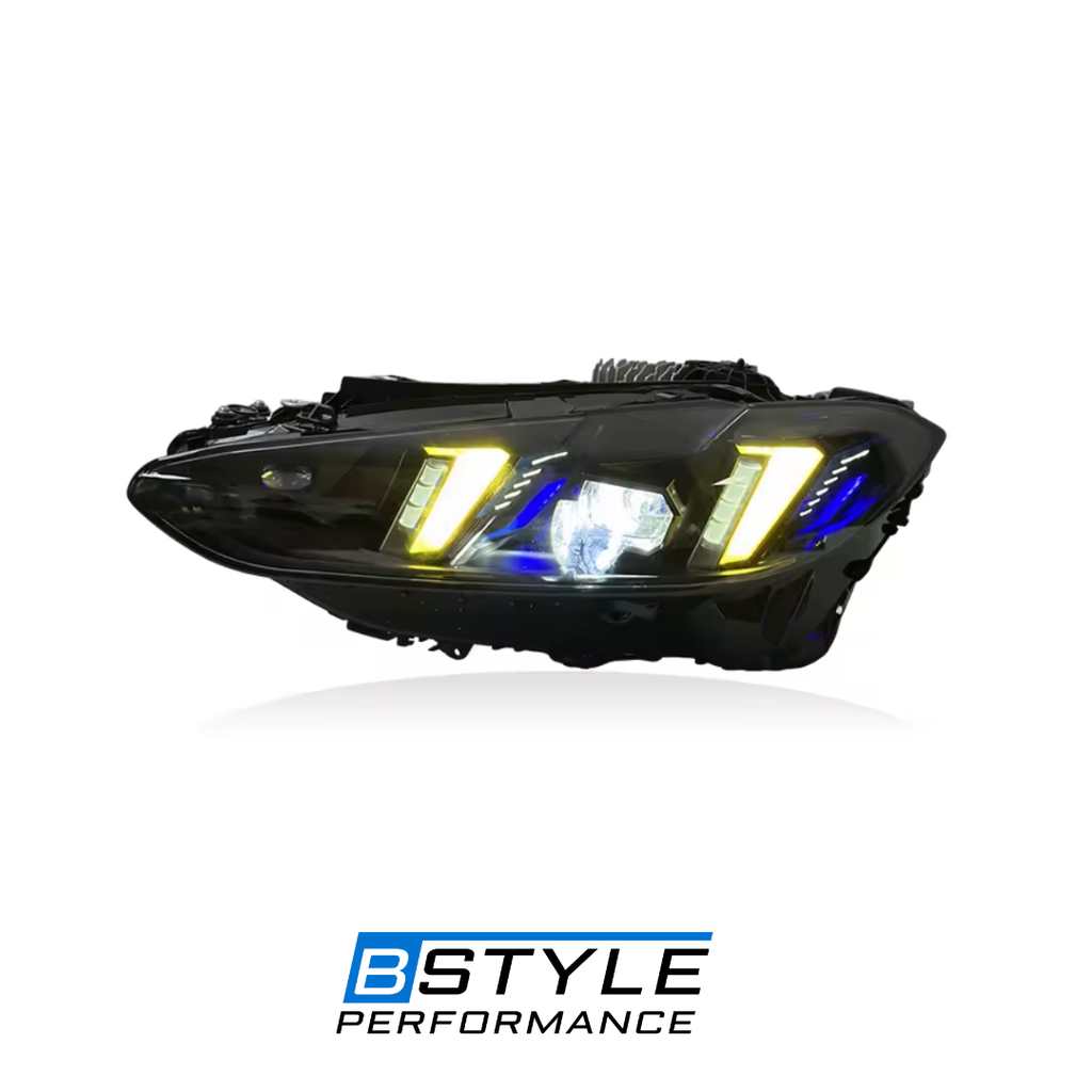 Three-Color DRL “Snake Eyes” LED Headlights – BMW G22/G26/G80/G82 (2021–2025)