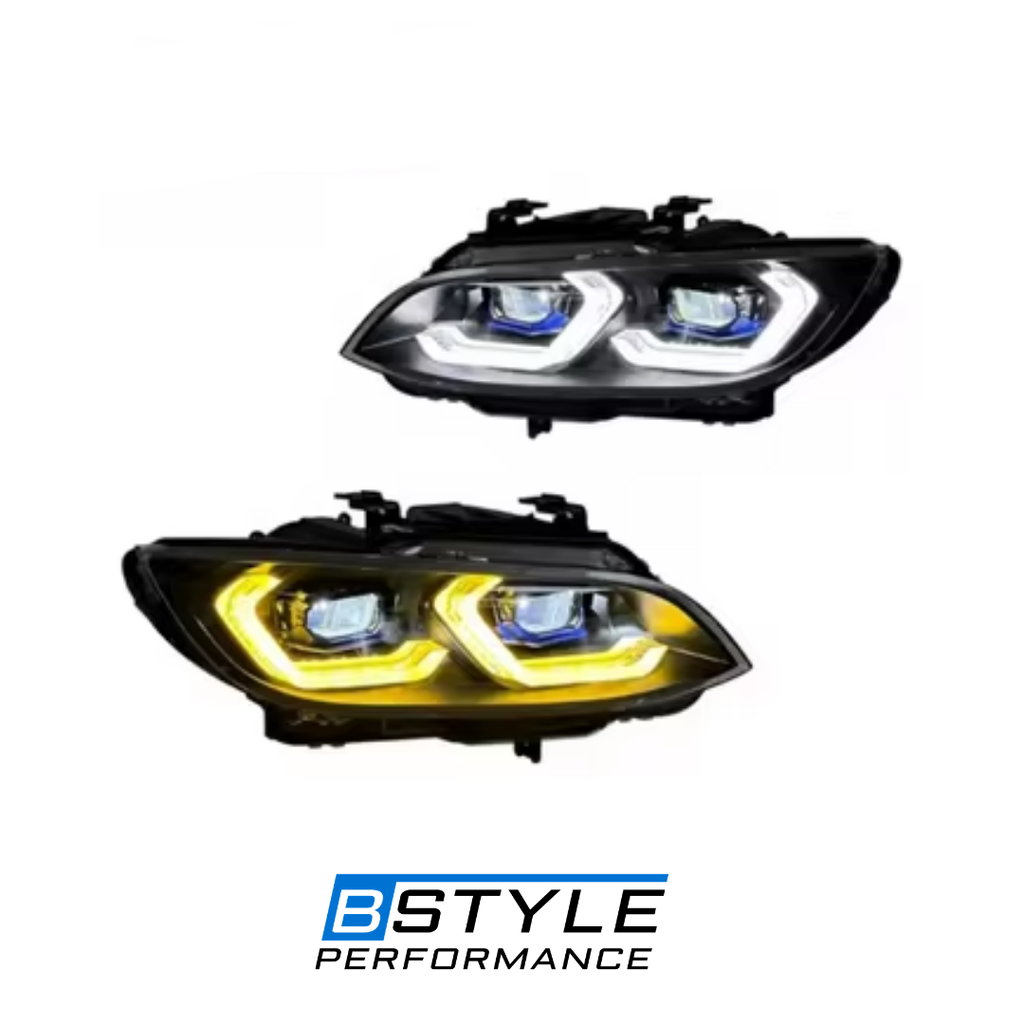 BMW 3 Series E92 E93 Laser LED Headlight 2006- 2010 Dual Color White - Yellow