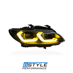 BMW 3 Series E92 E93 Laser LED Headlight 2006- 2010 Dual Color White - Yellow