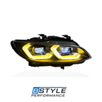 BMW 3 Series E92 E93 Laser LED Headlight 2006- 2010 Dual Color White - Yellow
