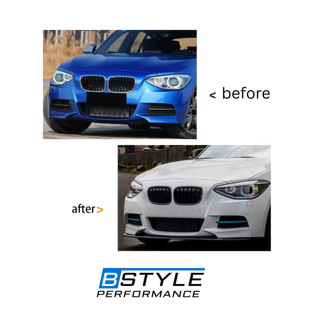 BMW 1 Series F20/F21 Pre-LCI M Sport Front Lip Spoiler Splitter 2011–2015