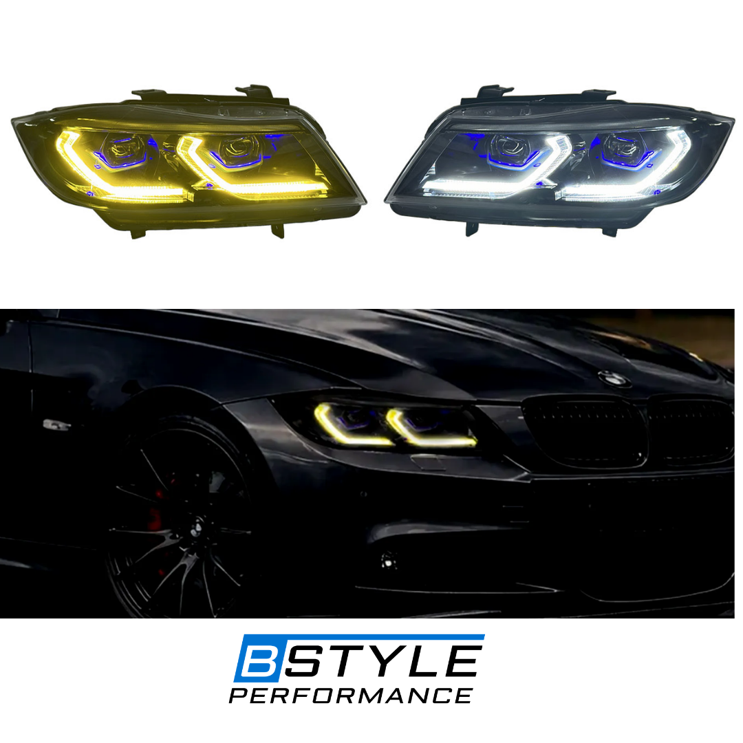 Bmw E90 Dual color headlights
