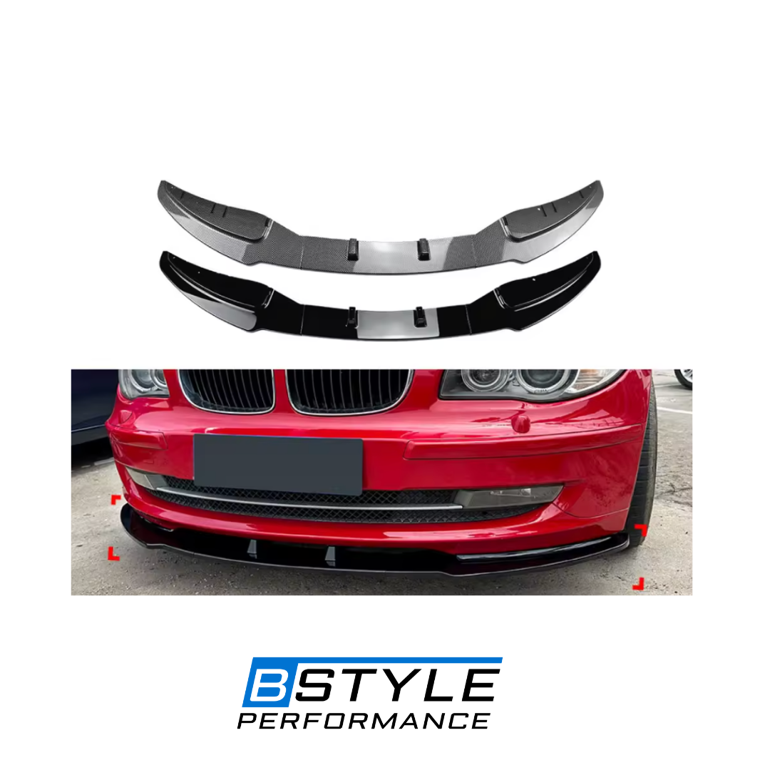 BMW 1 Series E81 E82 E87 E88 Front Lip Splitter 2008–2011