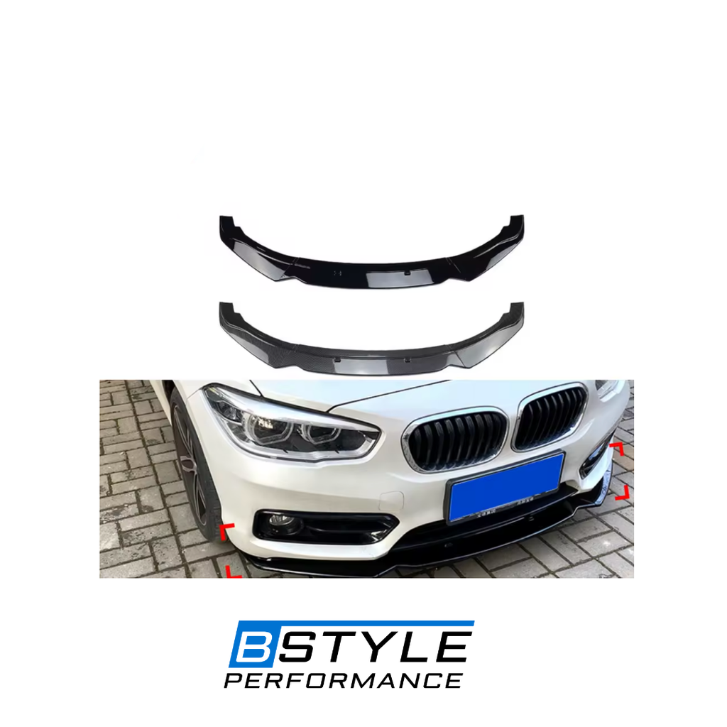 BMW 1 Series F20 F21 Front Lip Splitter Conversion Kit for Non-M Sport Bumper 2015–2019