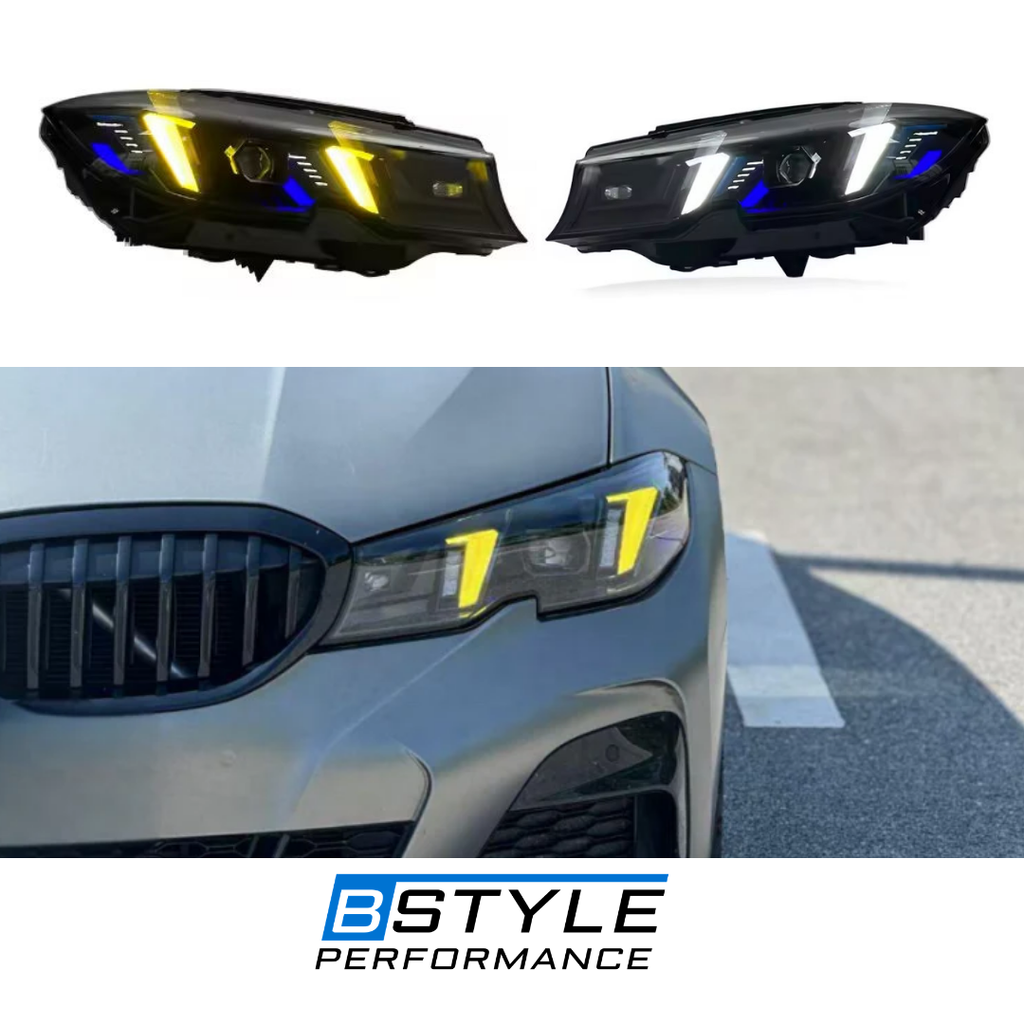 BMW G20 G80 Dual Color Snake Headlights