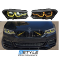 BMW Series 5 G30 F90 2017- 2020 Triple Color Headlight