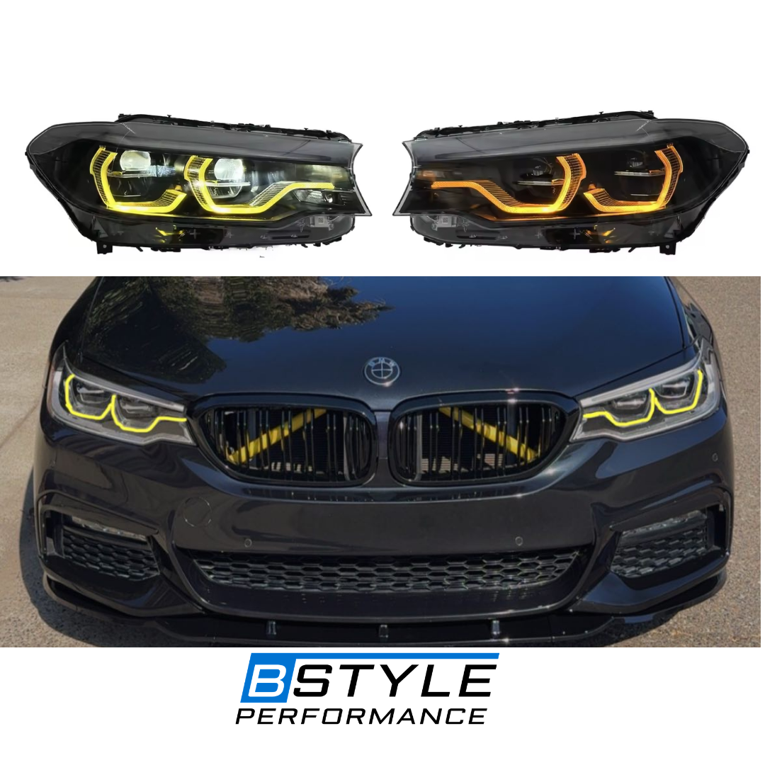 BMW Series 5 G30 F90 2017- 2020 Triple Color Headlight